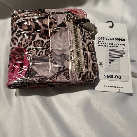 S🚫LD NWTAuthenticBRAHMINMelbourneCollectionErmine Floral LaneCrossbodyBag&Wallet - Picture 4 of 4